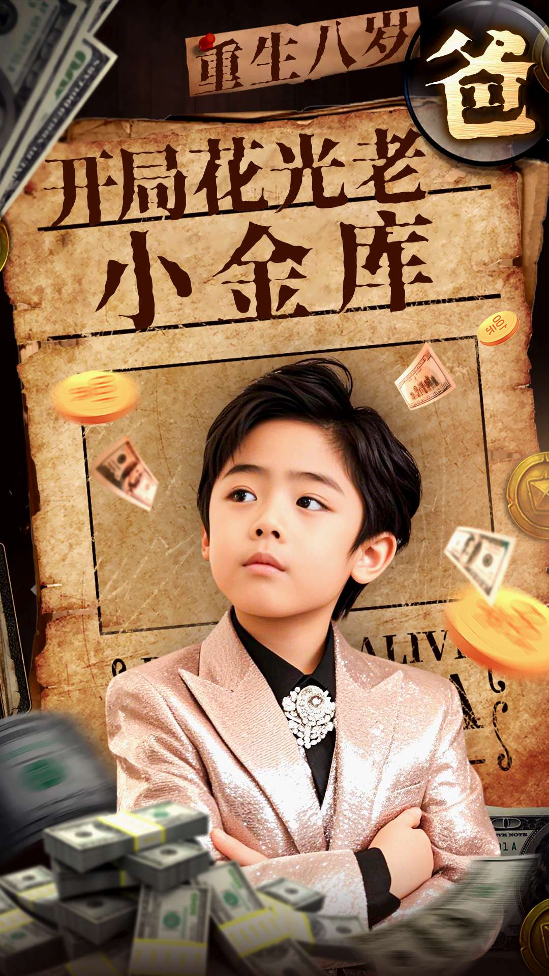 重生八歲，開局花光老爸小金庫(全集)