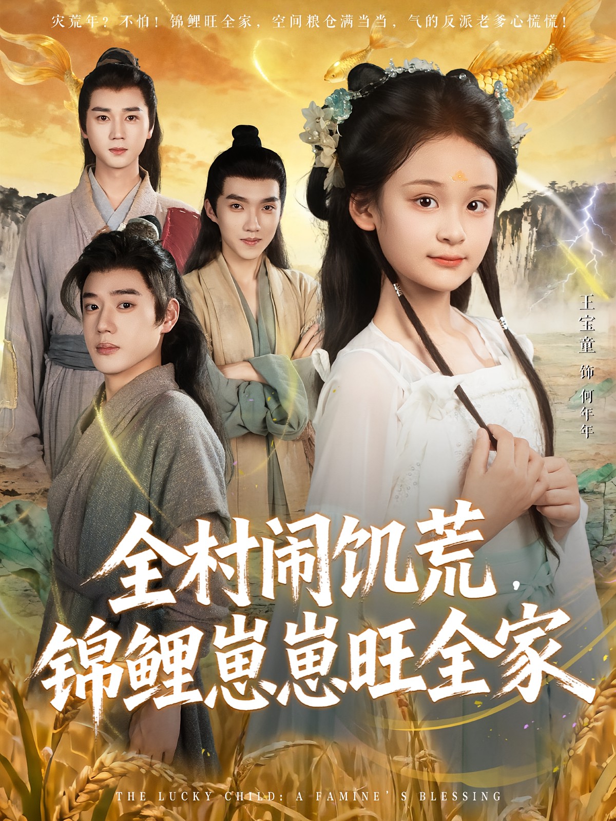 全村鬧饑荒，錦鯉崽崽旺全家(全集)